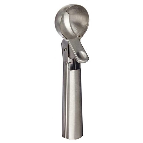 CUCHARA HELADO KINVARA INOX 18CMS C/PULSADOR
